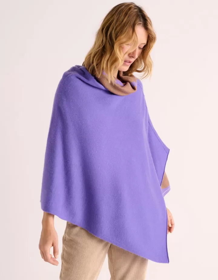Maille>DEVERNOIS Cape En cachemire Violetviolette