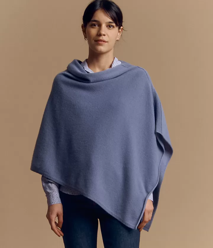 Maille>DEVERNOIS Cape en cachemire Taille unique Violetagapanthe