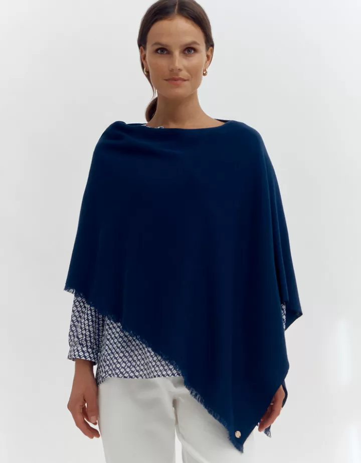 Maille>DEVERNOIS Cape maille Made in France Bleupersan