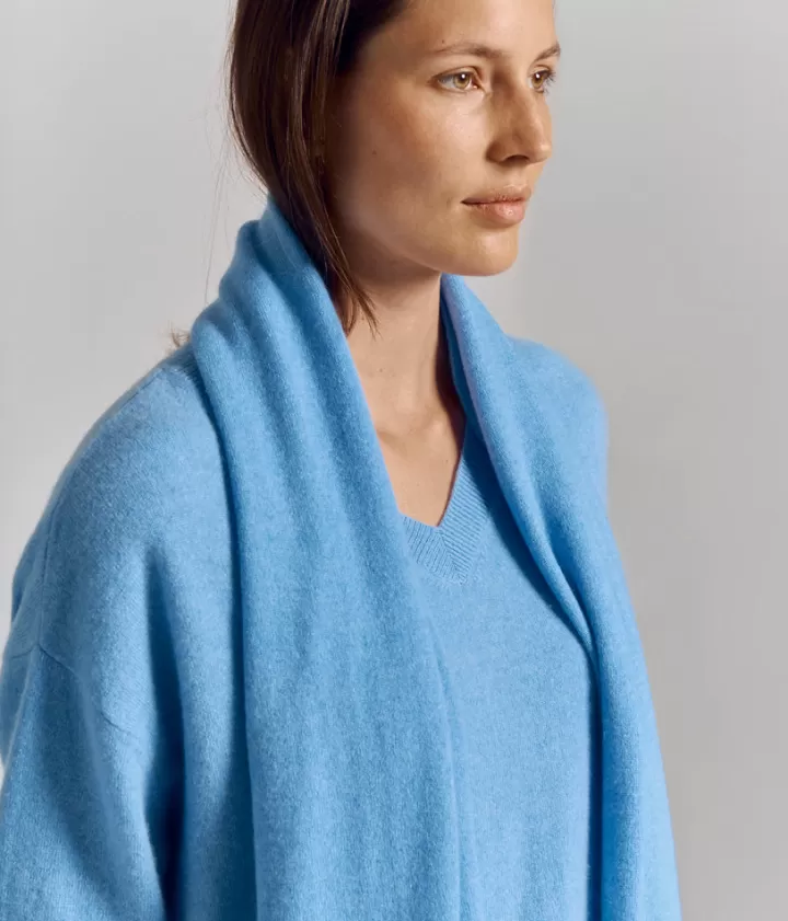 Accessoires>DEVERNOIS Écharpe 100% cachemire Bicolore