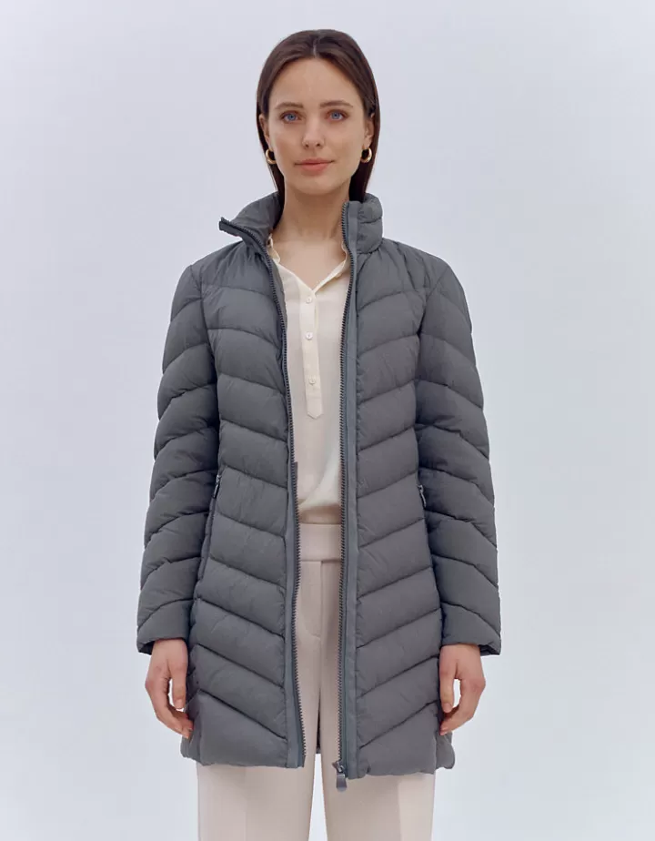 Vestes & Manteaux>DEVERNOIS Doudoune 3/4 Rembourrage duvet et plumes Vertarmy
