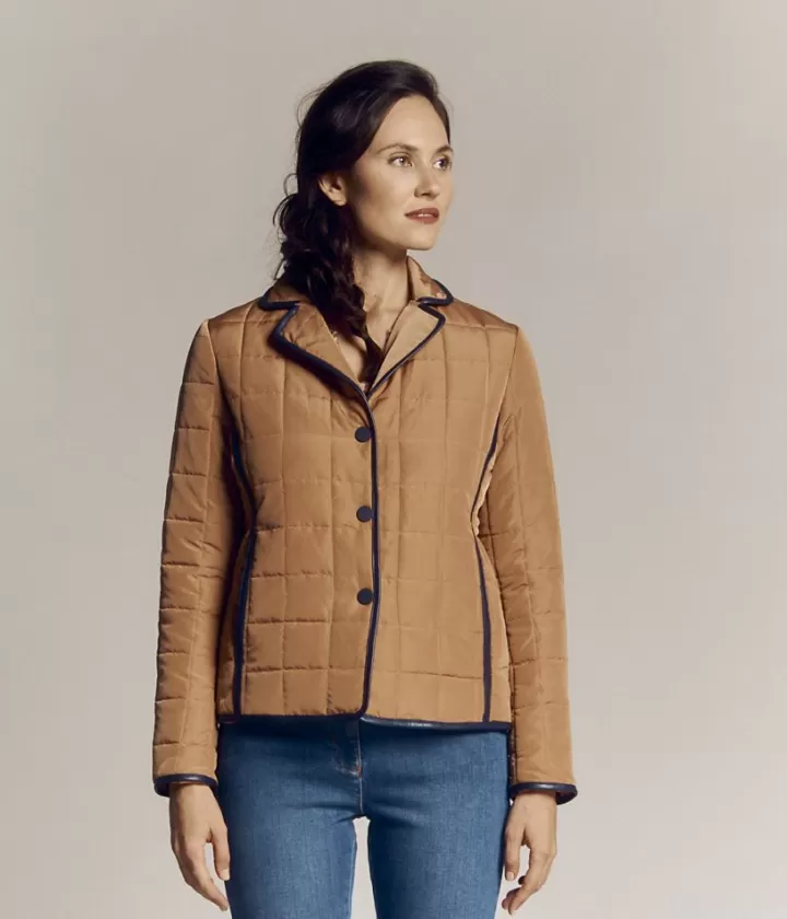 Vestes & Manteaux>DEVERNOIS Doudoune matelassée Ganses contrastées