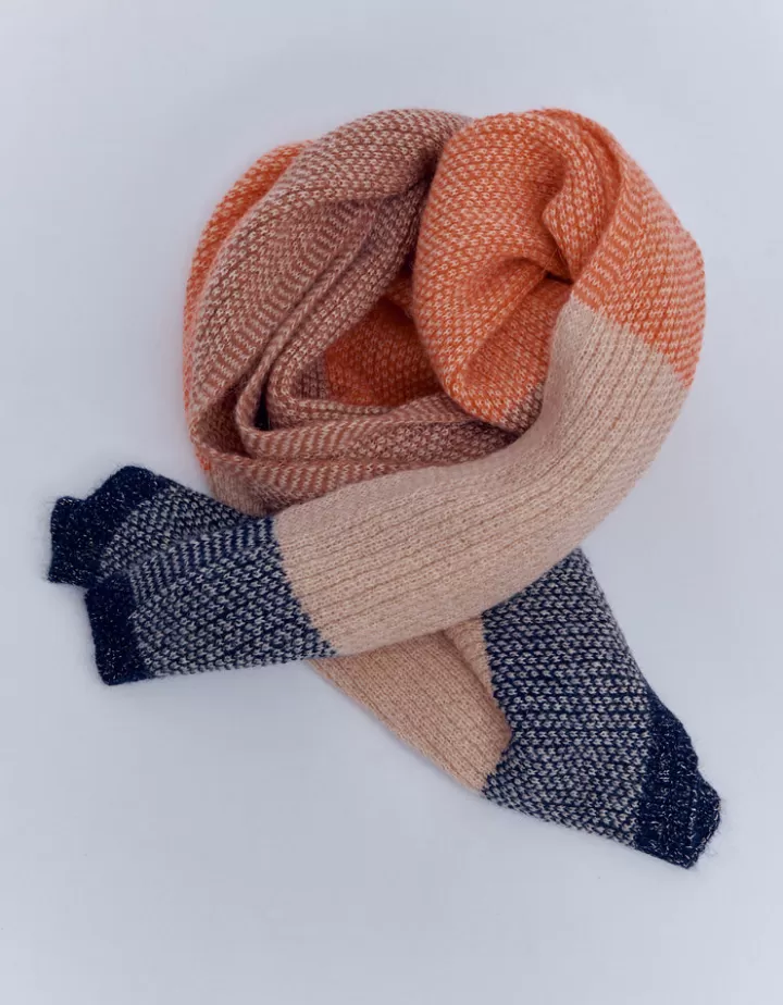 Accessoires | Maille>DEVERNOIS Echarpe en mohair Made in France Rouge