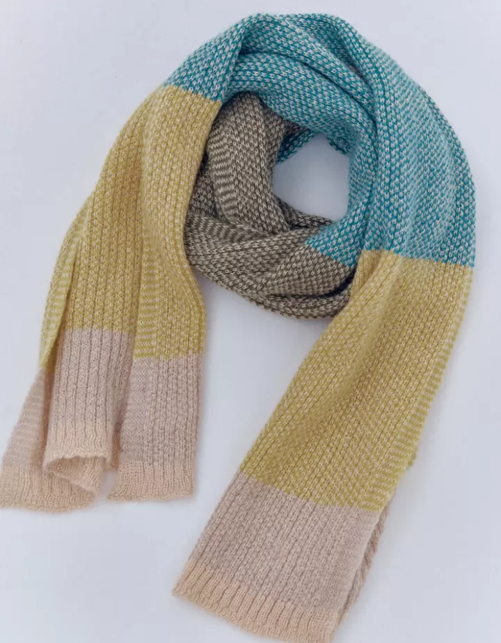 Accessoires | Maille>DEVERNOIS Echarpe en mohair Made in France Vertfonce