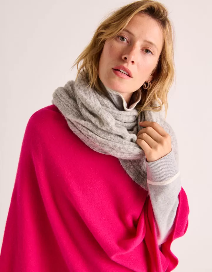 Accessoires | Maille>DEVERNOIS Echarpe maille Made in France Blanccasse