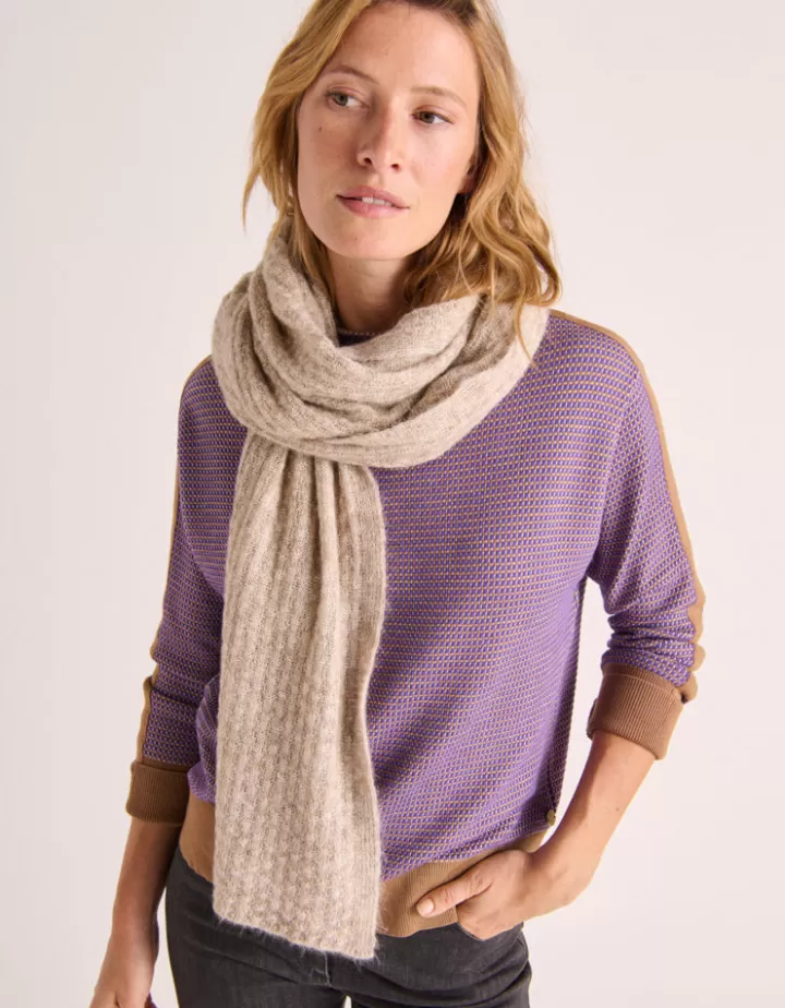 Accessoires | Maille>DEVERNOIS Echarpe maille Made in France Gris