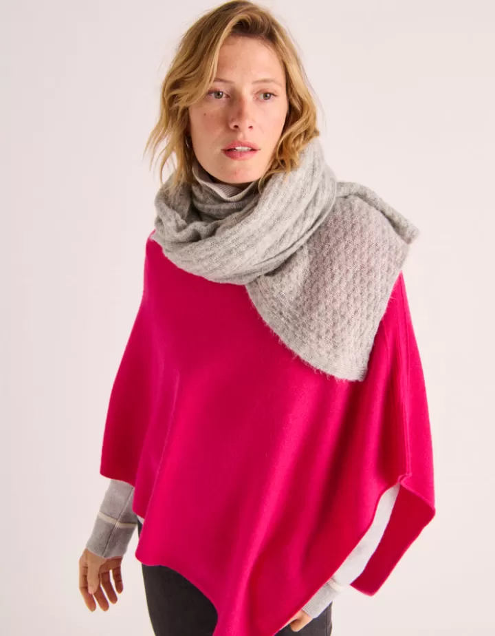 Accessoires | Maille>DEVERNOIS Echarpe maille Made in France Blanccasse
