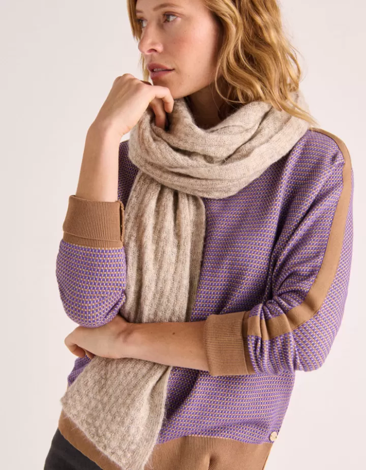 Accessoires | Maille>DEVERNOIS Echarpe maille Made in France Gris
