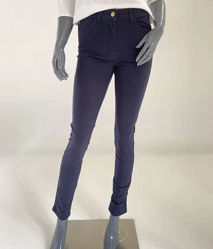 Pantalons>DEVERNOIS Jean 5 poches En coton stretch
