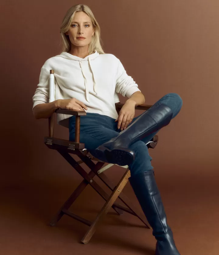 Pantalons>DEVERNOIS Legging en cuir Taille élastiquée Grissilver