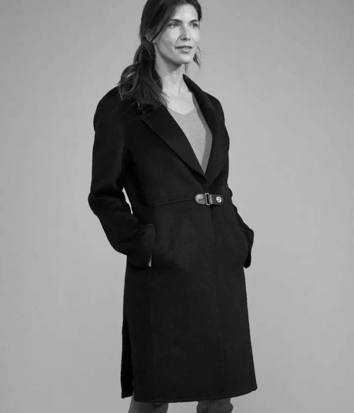 Vestes & Manteaux>DEVERNOIS Manteau double face Laine