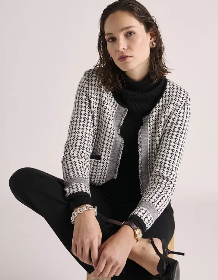 Maille | Pantalons>DEVERNOIS Pantalon maille Tricoté en France Noir