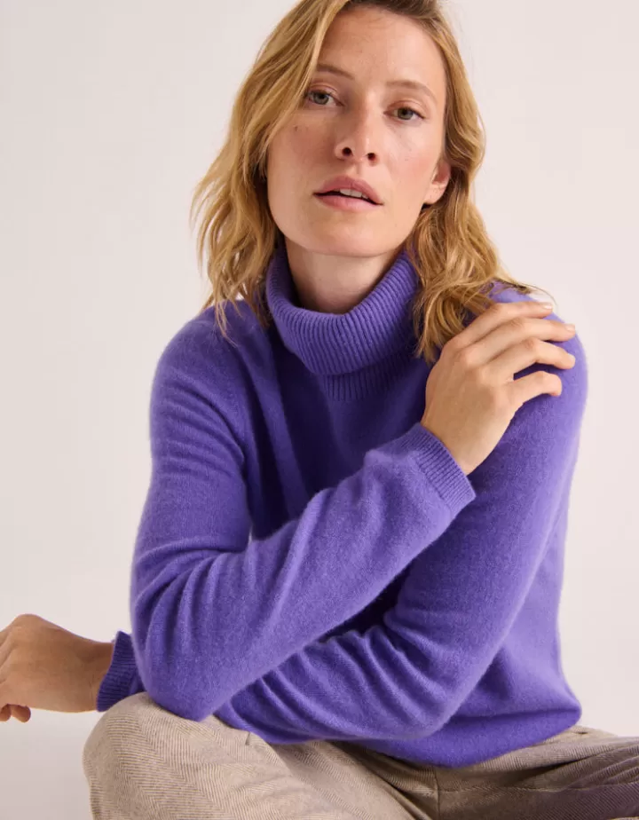 Maille>DEVERNOIS Pull col roulé En cachemire Violetviolette