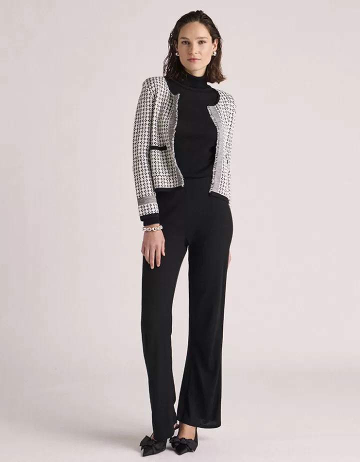 Maille>DEVERNOIS Pull col roulé en laine mérinos Made in France Noir