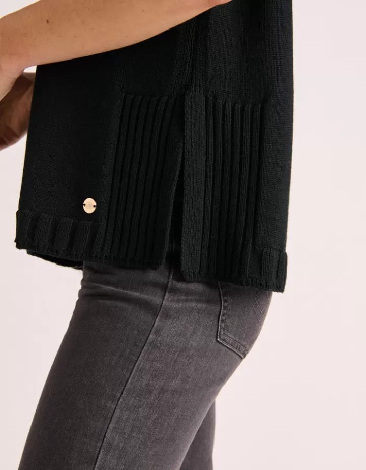 Maille>DEVERNOIS Pull maille milano en laine mérinos Made in France Noir