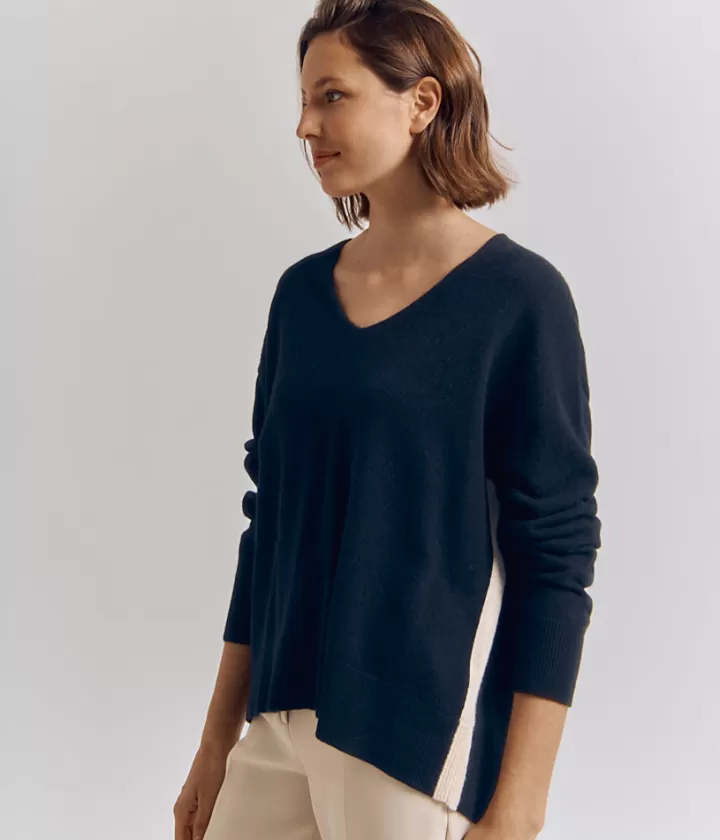 Maille>DEVERNOIS Pull oversize 100% Cachemire Noir