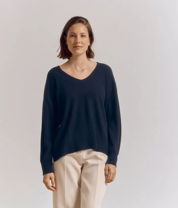Maille>DEVERNOIS Pull oversize 100% Cachemire Noir