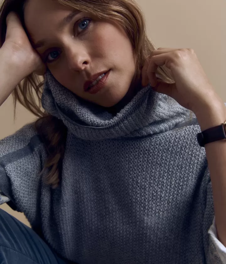 Maille>DEVERNOIS Pull oversize en mohair Tricoté en France Grischine