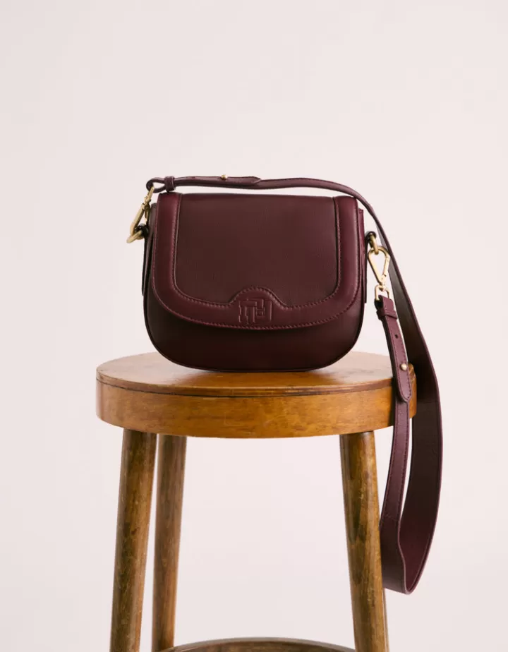 Accessoires>DEVERNOIS Sac En cuir Rougecrimson