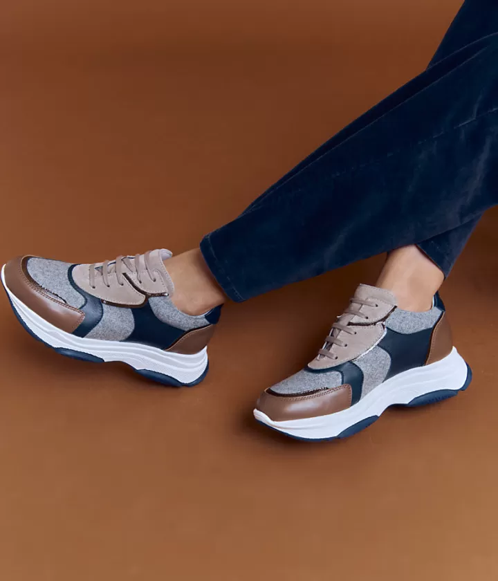 Accessoires>DEVERNOIS Sneakers En cuir Multi-couleurs