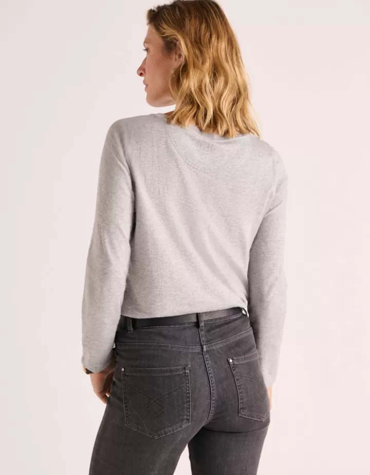 Tops & Chemises>DEVERNOIS Tee-shirt En coton Gris
