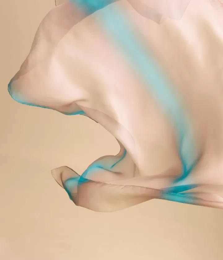 Accessoires>DEVERNOIS Étole à rayures ombrées Dessin exclusif Beige