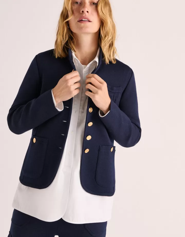 Vestes & Manteaux | Maille>DEVERNOIS Veste maille milano en laine mérinos Tricotée en France Stone